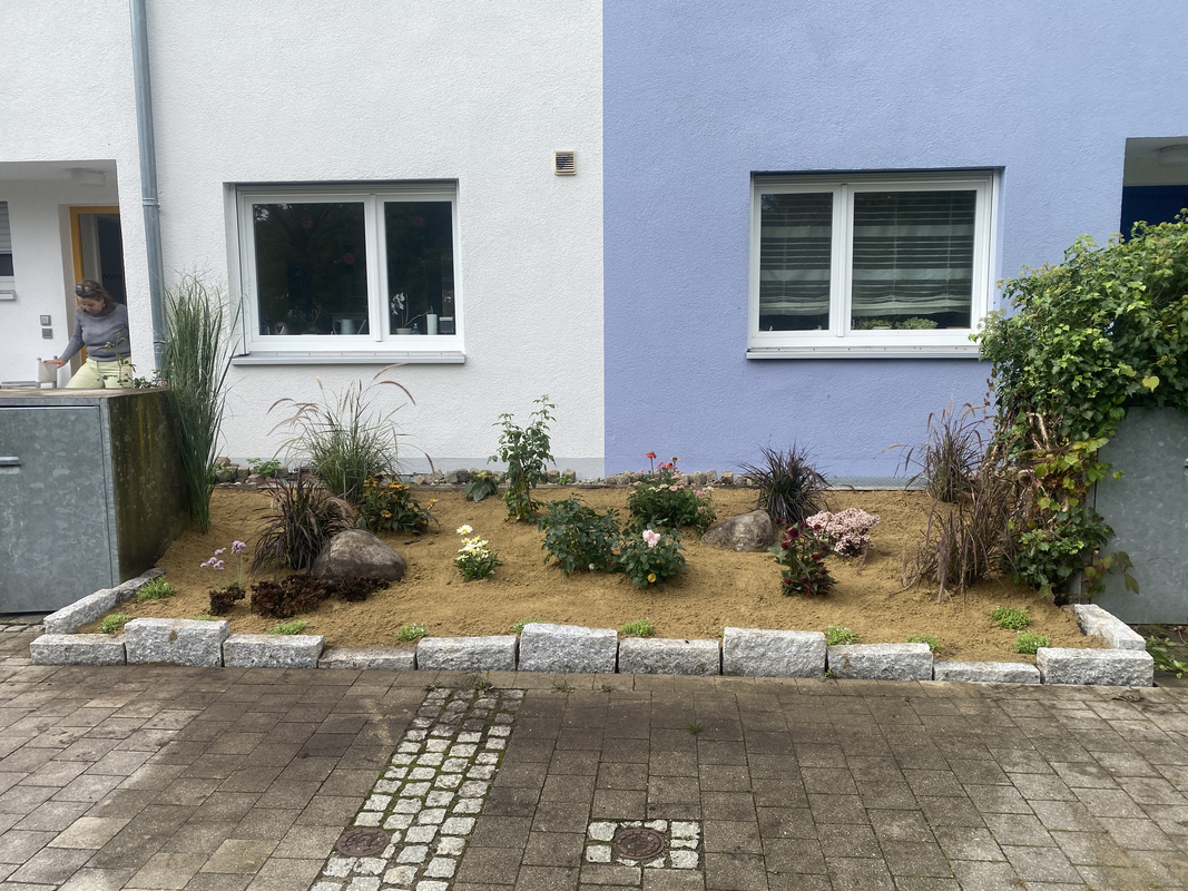 Neuanlage eines Sandbeetes 5